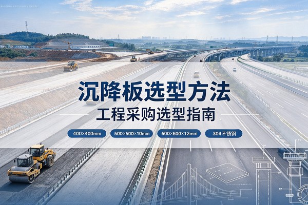 武汉沉降板选择方法
