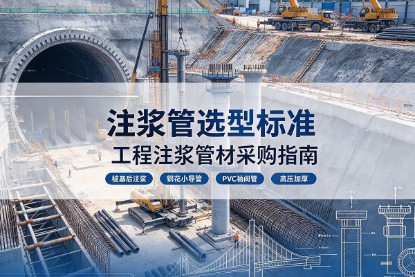 武汉注浆管选型标准