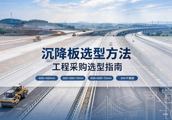 武汉沉降板选择方法