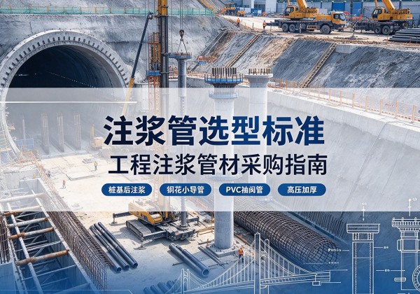 武汉注浆管选型标准